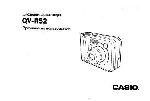 User manual Casio QV-R52 