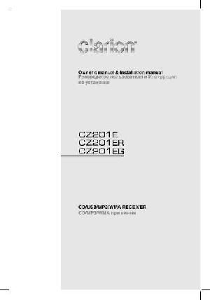 User manual Clarion CZ-201E  ― Manual-Shop.ru