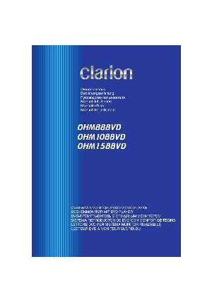 User manual Clarion OHM-1088VD  ― Manual-Shop.ru