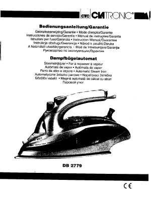 Инструкция Clatronic DB-2779  ― Manual-Shop.ru
