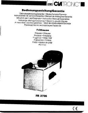 Инструкция Clatronic FR-2786  ― Manual-Shop.ru
