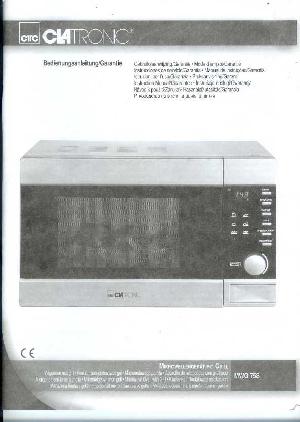 Инструкция Clatronic MWG-758  ― Manual-Shop.ru
