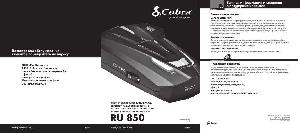 User manual Cobra RU-850  ― Manual-Shop.ru