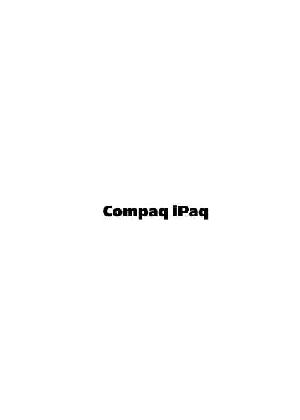 Инструкция COMPAQ iPAQ 3870  ― Manual-Shop.ru
