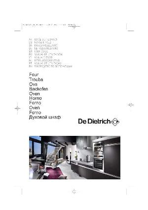 Инструкция De Dietrich DOE-705X  ― Manual-Shop.ru