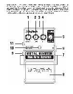 Инструкция DIGITECH Metal Master Distortion 