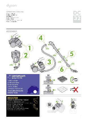 Инструкция Dyson DC-32  ― Manual-Shop.ru