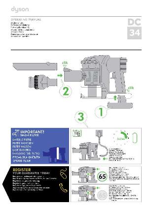 Инструкция Dyson DC-34  ― Manual-Shop.ru
