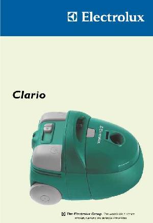Инструкция Electrolux Clario2001  ― Manual-Shop.ru