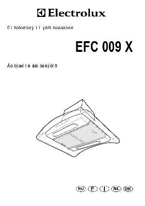 Инструкция Electrolux EFC-009X  ― Manual-Shop.ru