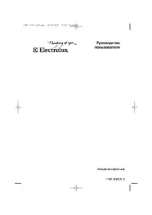 User manual Electrolux ENB-43600X  ― Manual-Shop.ru