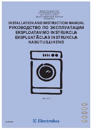 User manual Electrolux EW-1062S  ― Manual-Shop.ru