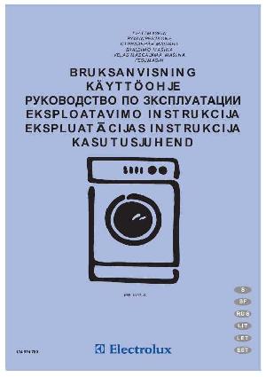 User manual Electrolux EW-920S  ― Manual-Shop.ru