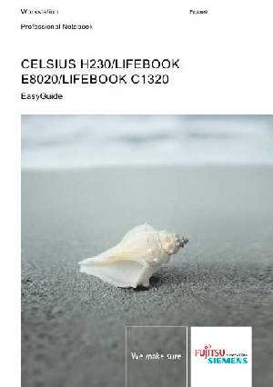 User manual Fujitsu-Siemens Lifebook E8020  ― Manual-Shop.ru
