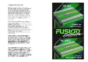 User manual Fusion FE-402  ― Manual-Shop.ru