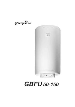 User manual Gorenje GBFU 50-150  ― Manual-Shop.ru