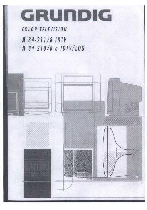 User manual Grundig M 84-211/8 IDTV  ― Manual-Shop.ru