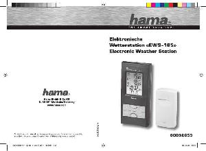 Инструкция HAMA EWS-165  ― Manual-Shop.ru