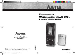 Инструкция HAMA EWS-270  ― Manual-Shop.ru