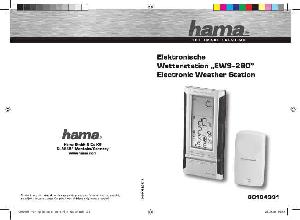 Инструкция HAMA EWS-280  ― Manual-Shop.ru