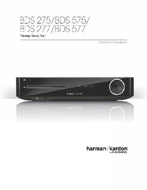 Инструкция Harman/Kardon BDS-277  ― Manual-Shop.ru