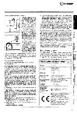 User manual Indesit WI-104X 