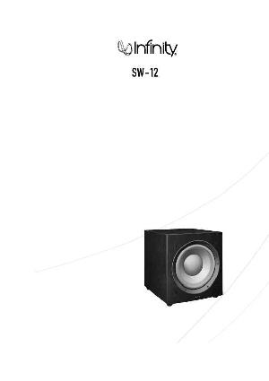 User manual Infinity SW-12  ― Manual-Shop.ru