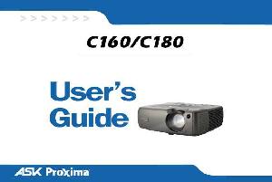 User manual InFocus C-180  ― Manual-Shop.ru