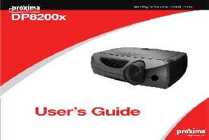 User manual InFocus Proxima DP-8200x  ― Manual-Shop.ru