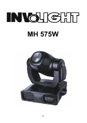 Инструкция Involight MH-575W  ― Manual-Shop.ru