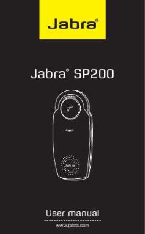 Инструкция Jabra SP-200  ― Manual-Shop.ru