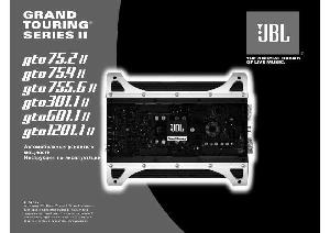 User manual JBL GTO-301.1 II  ― Manual-Shop.ru
