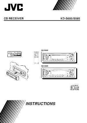 User manual JVC KD-S585  ― Manual-Shop.ru