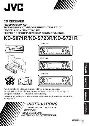 User manual JVC KD-S871R  ― Manual-Shop.ru