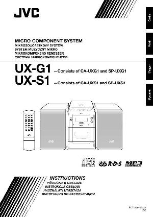 Инструкция JVC UX-G1  ― Manual-Shop.ru