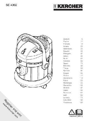 User manual Karcher SE-4002  ― Manual-Shop.ru