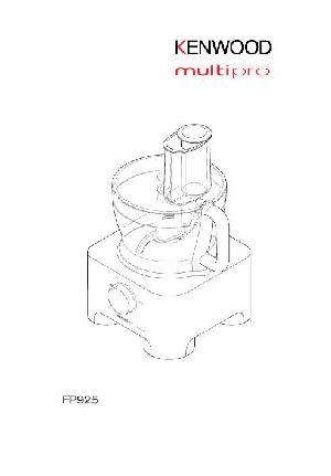 Инструкция Kenwood FP-925  ― Manual-Shop.ru