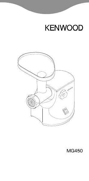 Инструкция Kenwood MG-450  ― Manual-Shop.ru