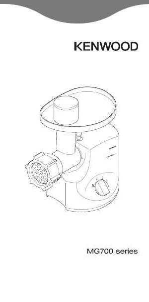 Инструкция Kenwood MG-700  ― Manual-Shop.ru