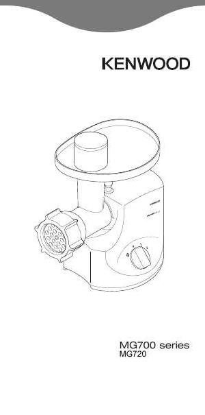 Инструкция Kenwood MG-720  ― Manual-Shop.ru