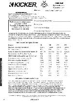 Инструкция Kicker C-10 