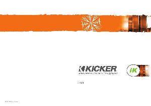Инструкция Kicker IK-500  ― Manual-Shop.ru