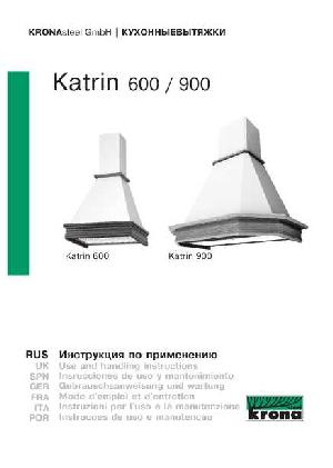 User manual Krona Katrin 600  ― Manual-Shop.ru