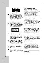 User manual LG DS-475 