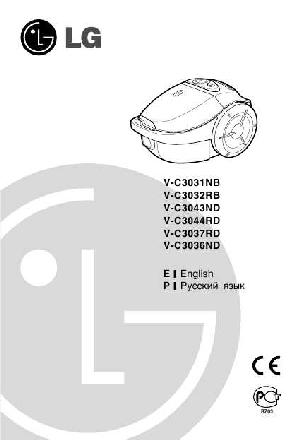 User manual LG V-C3036ND  ― Manual-Shop.ru