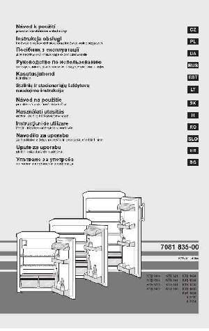 User manual Liebherr KTS...  ― Manual-Shop.ru