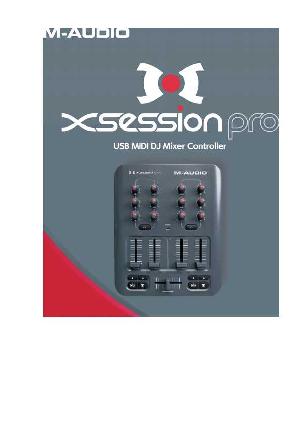 Инструкция M-Audio X-Session Pro  ― Manual-Shop.ru