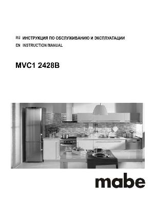 Инструкция MABE MVC1-2428  ― Manual-Shop.ru