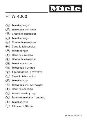 User manual Miele HTW-4000  ― Manual-Shop.ru