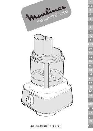 User manual Moulinex FP-656GBE  ― Manual-Shop.ru